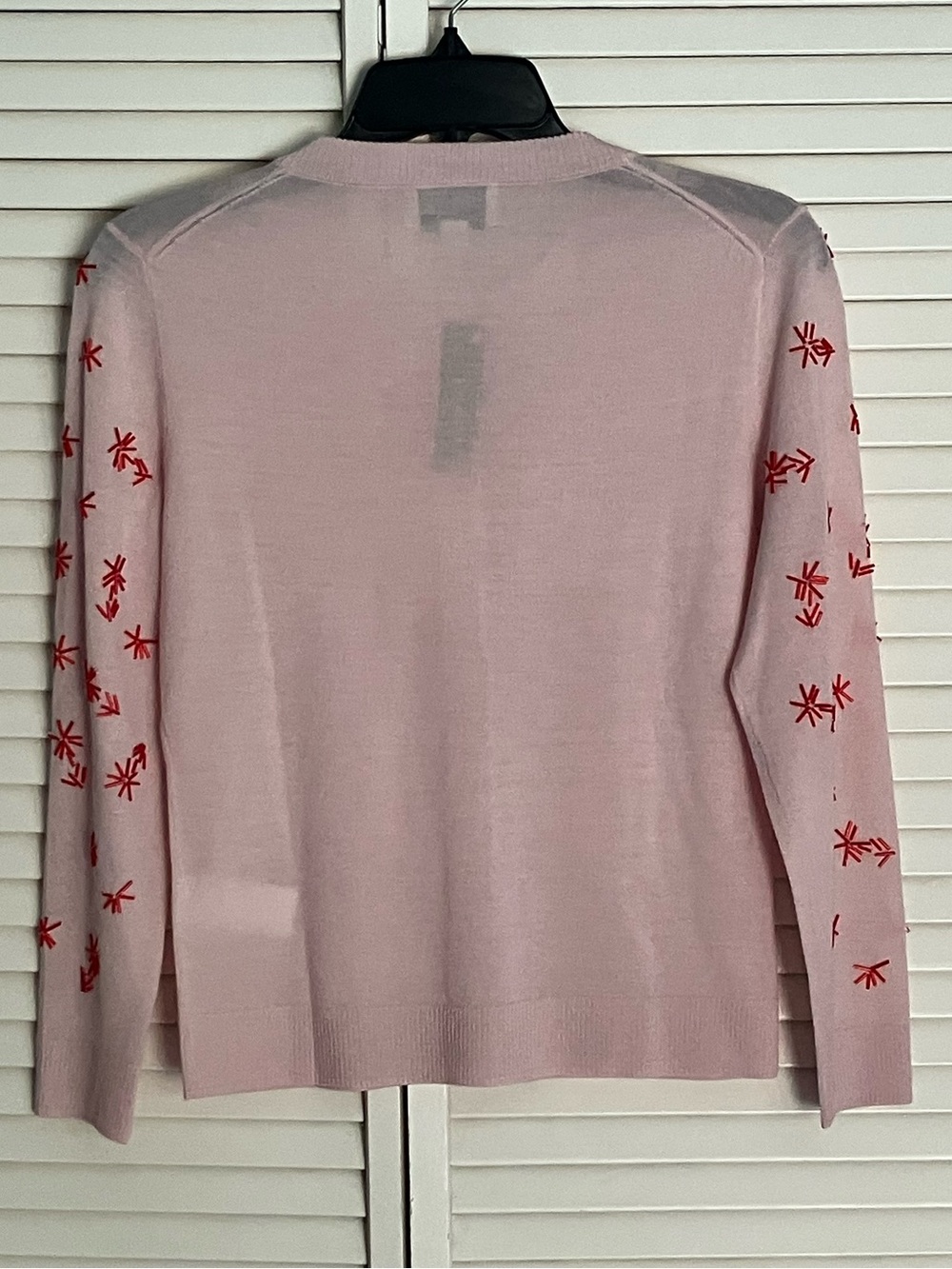 NWT J Crew Collection crewneck cardigan in merino wool with embellishments Small - Picture 6 of 6